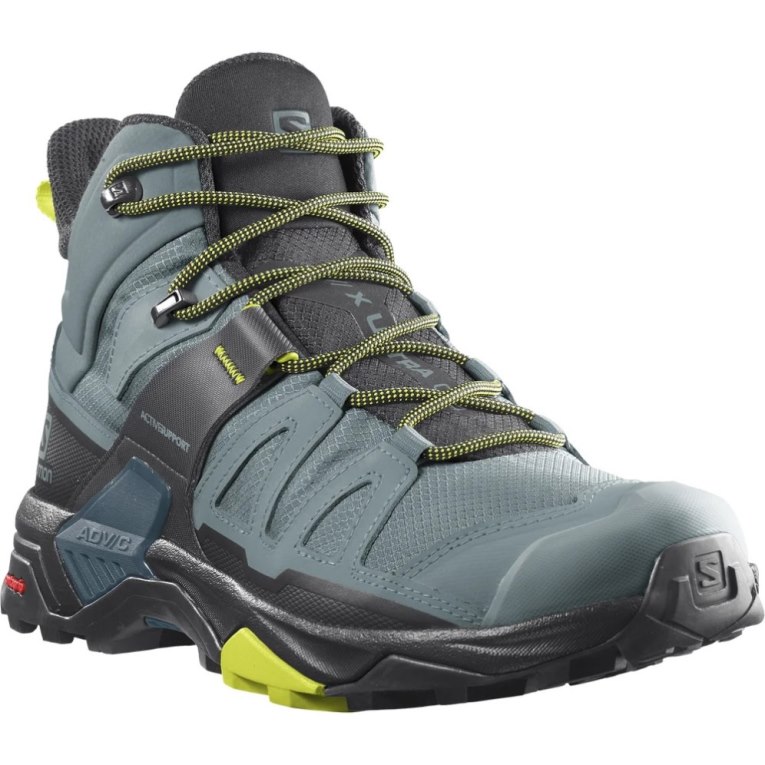 Botas Caminhada Salomon X Ultra 4 Mid GTX Masculino Turquesa | PT X79605